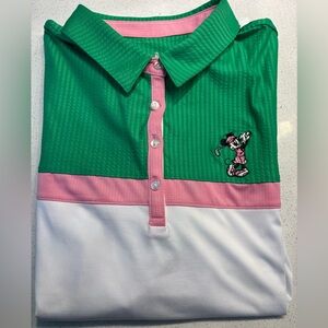 Sport Haley Disney Golf Minnie Mouse Short Sleeve Polo Shirt